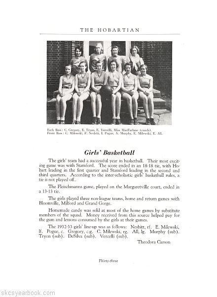 SKCS Yearbook 1933•32 South Kortright Central School Almedian