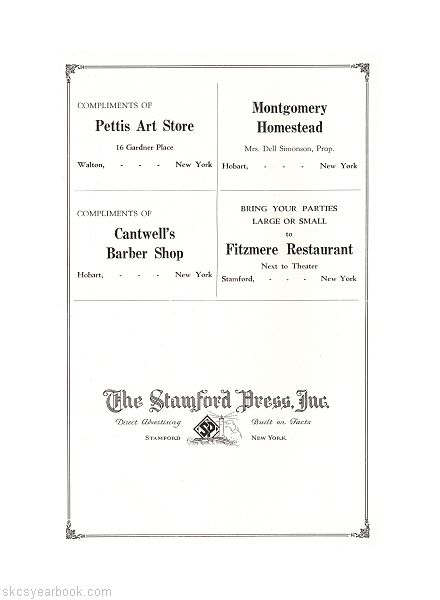 SKCS Yearbook 1933•52 South Kortright Central School Almedian