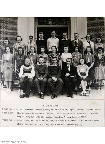 SKCS Yearbook 1940•0 South Kortright Central School Almedian