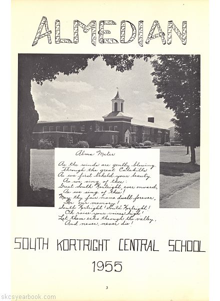 SKCS Yearbook 1955•2 South Kortright Central School Almedian