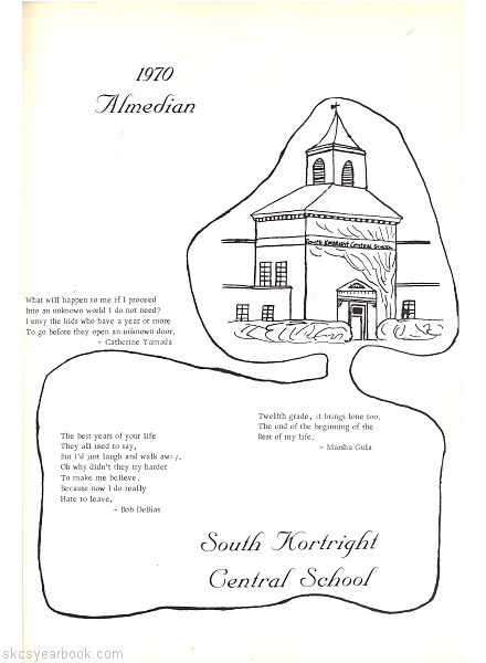 SKCS Yearbook 1970•0 South Kortright Central School Almedian