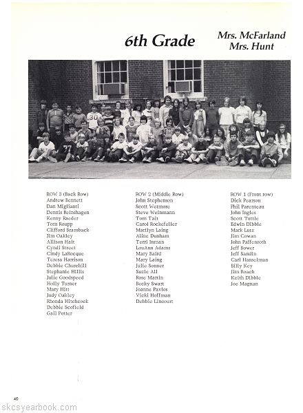 SKCS Yearbook 1976•40 South Kortright Central School Almedian