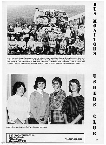 SKCS Yearbook 1984•36 South Kortright Central School Almedian